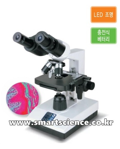 생물 쌍안 현미경 PAR-B600 (교육용 보급형)