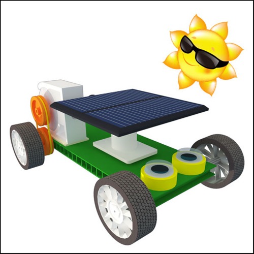 뉴 각도조절 고무동력 태양광자동차만들기 1인용