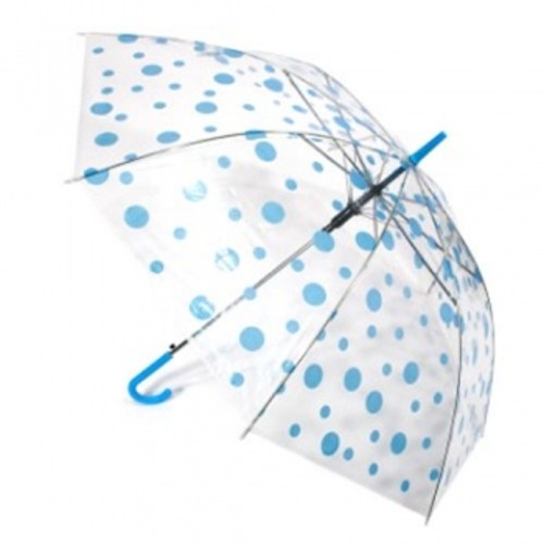 물방울 무늬비닐우산 땡땡이투명우산