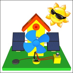 뉴 태양전지 종합 실험 키트 태양광 주택 원리